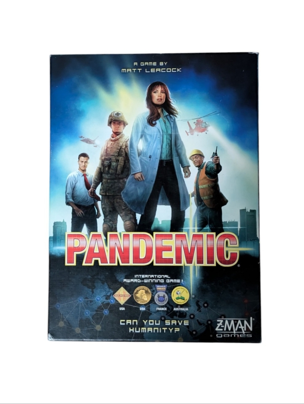 Award Winning Pandemic By Z-Man Games 2013. Like New Condition Board Game.